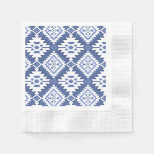 NOMADESAUSTRALIENS Blue aztec design Pappersservett