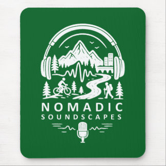 Nomadic Soundscapes - Elegant Mouse Pad Musmatta