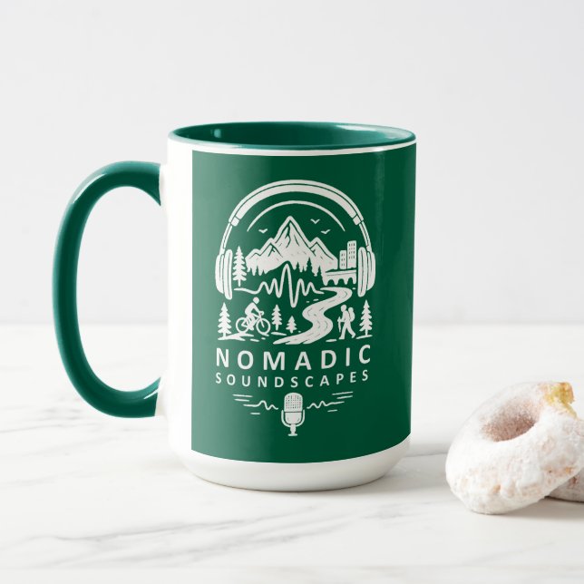 Nomadic Soundscapes Official Mugg (Med munk)