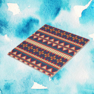 Nomadic Threads Aztec-mönstrad keramisk platta Kakelplatta