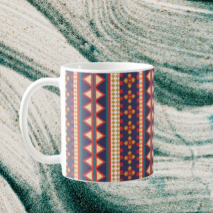 Nomadiska trådar Aztec Mönster Classic Mugg