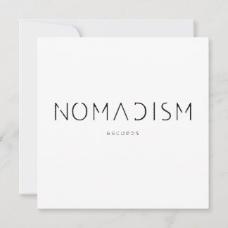 Nomadism Svart Logotyp Inbjudningar