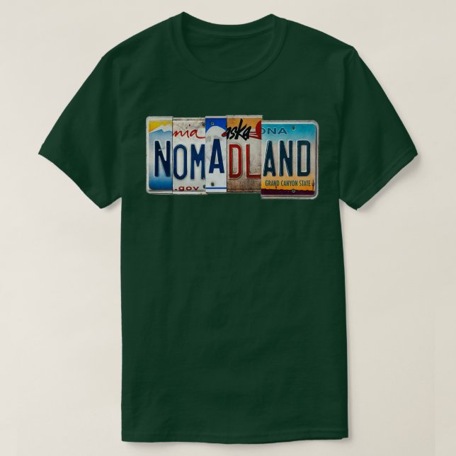 Nomadland Registration T Shirt (Design framsida)