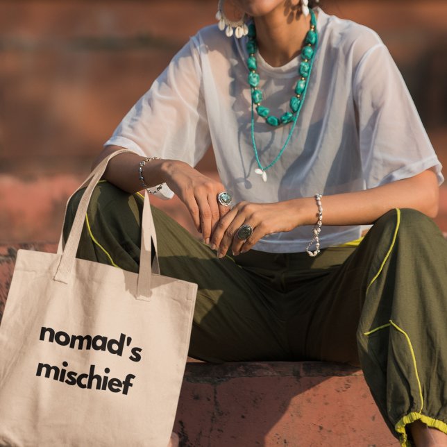 Nomads misshuvud Wanderlust Traveler Travel Tygkasse (Shop now and get ready to ignite your wanderlust!)