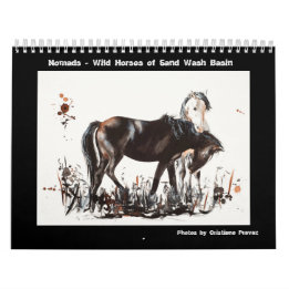 Nomads - Tvätta Basin Vild Horses Kalender