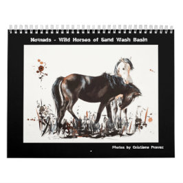 Nomads - Tvätta Basin Vild Horses Kalender