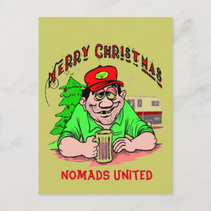 Nomads United jul Helgdag vykort