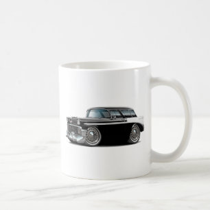 NomadSvart-Vit bil 1956 Kaffemugg
