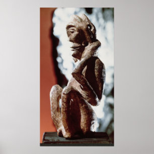 Nomali figur av den Mende stammen Poster