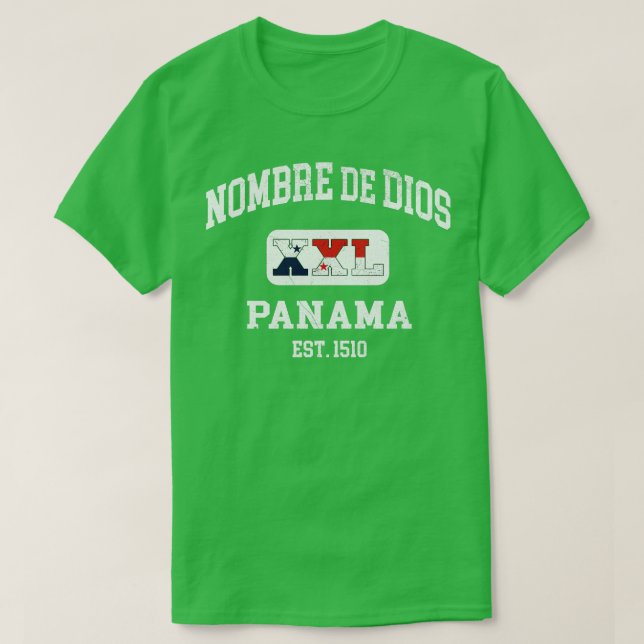 Nombre de Dios Panama XXL Athletic design 1 T Shirt (Design framsida)