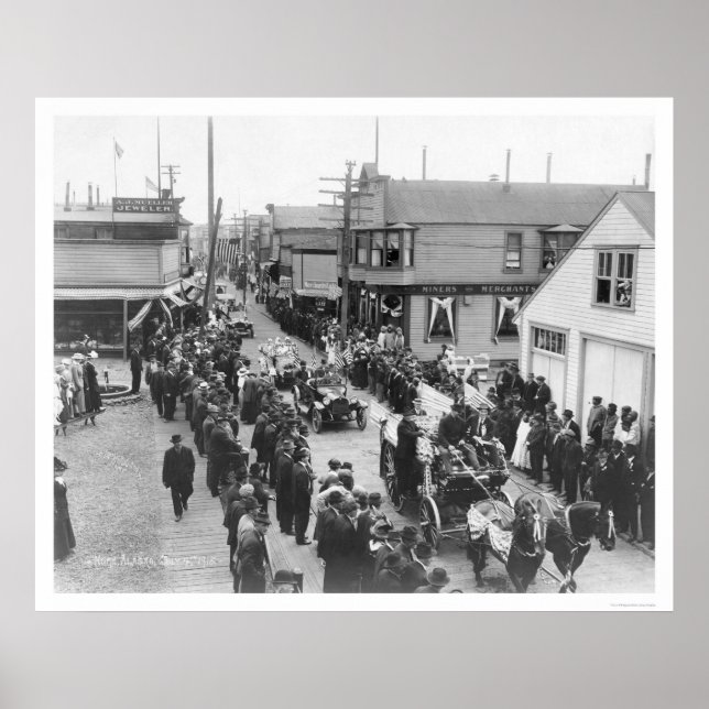 Nome, Alaska, 4 juli Parad 1915 Poster (Framsidan)