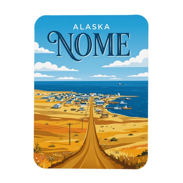 Nome, Alaska Magnet (Vertikal)