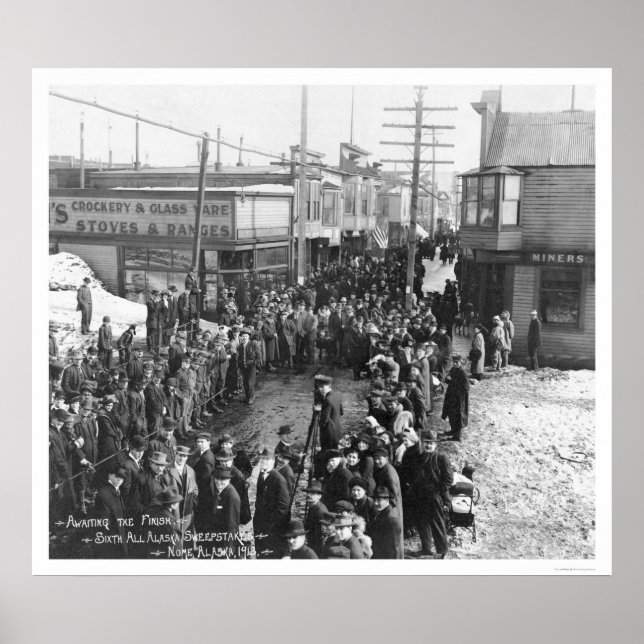 Nome, Alaska Sweepstakes 1913 Poster (Framsidan)