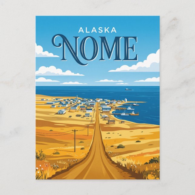 Nome, Alaska Vykort (Framsida)