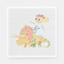 Nomi & Modig Ride Triceratops - Cocktail Napkins
