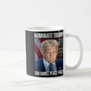 Nominera trump för Nobels fredspris Kaffemugg