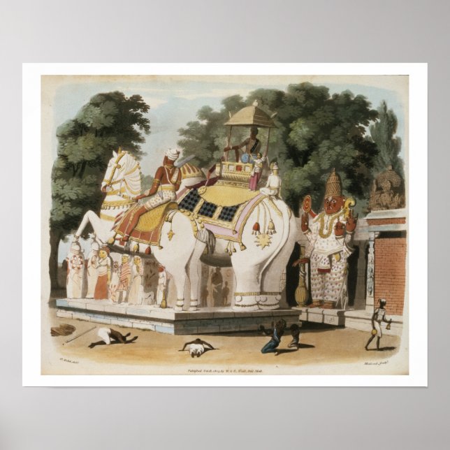 Nominerade betalar hem till sin härskare, präglade poster (Framsidan)