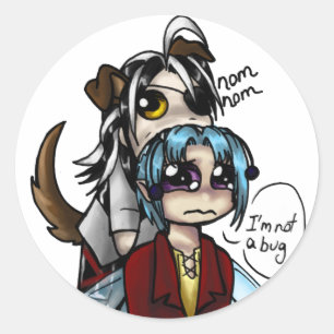 Nomnom Sticker Runt Klistermärke