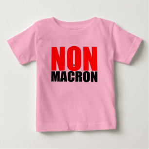 NON à MACRON Flicka T-shirt