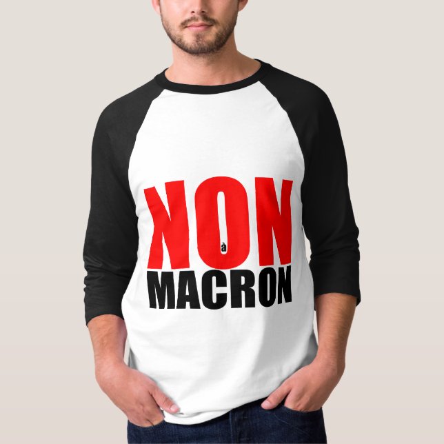 NON à MACRON Manar Shirt T-shirt (Framsida)