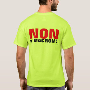 NON à Macron - Val FRANKRIKE 2022 - Manar-skjorta Tee