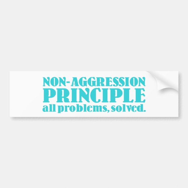 Non-Agression princip Bildekal (Framsidan)