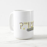 "Non-Binary" in Yiddish Kaffemugg<br><div class="desc">Express your gender identity in Yiddish!</div>