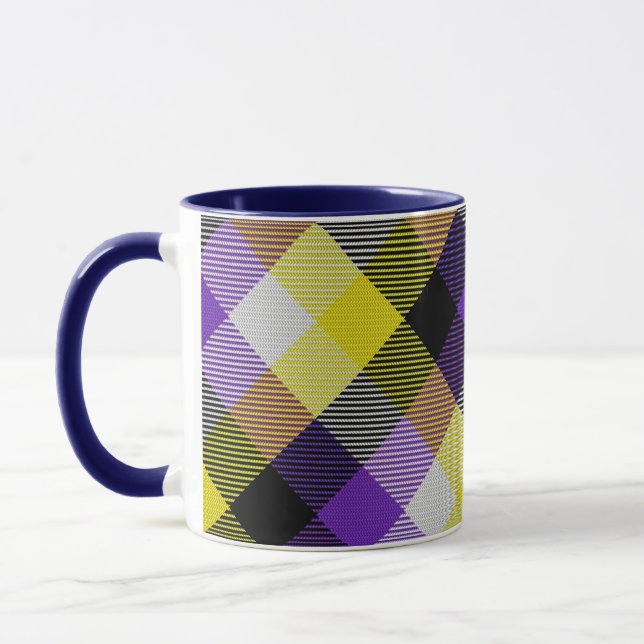 Non Binary Tartan Mugg (Vänster)