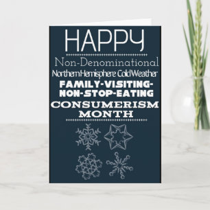 Non-Denominational vinterhälsningar 1 Helgkort