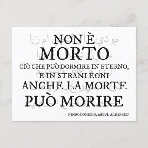 "Non è morto.." - Il verso del Necronomicon Helg Vykort
