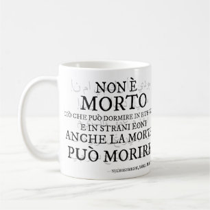 "Non è morto.." - Il verso del Necronomicon Kaffemugg