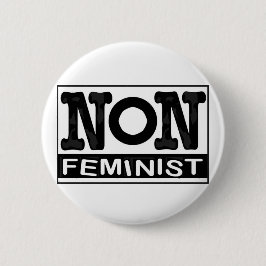 Non-feminist logotypemblem knapp