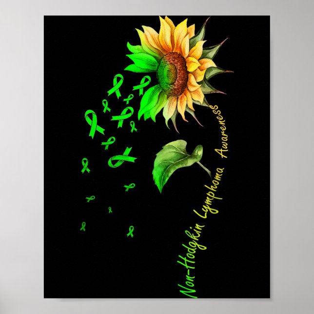 Non-Hodgkin lymfom Suower-tröja Poster (Framsidan)