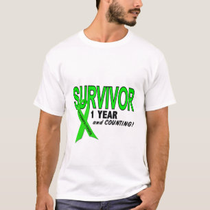 Non-Hodgkins lymfkörtelcancer 1 år överlevande Tee Shirt