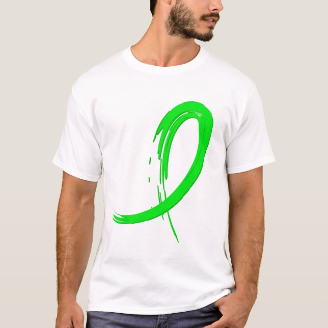 Non-Hodgkins lymfkörtelcancer band A4 för T-shirt (Framsida)