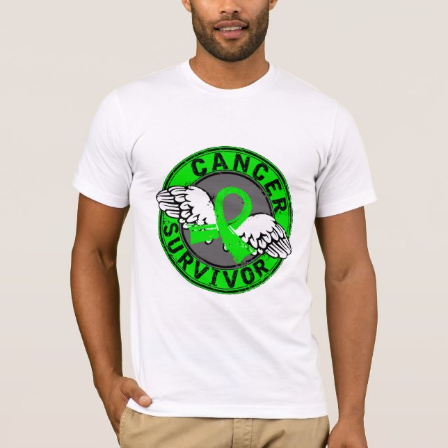 Non-Hodgkins lymfkörtelcancer för överlevande 14 T-shirt (Framsida)