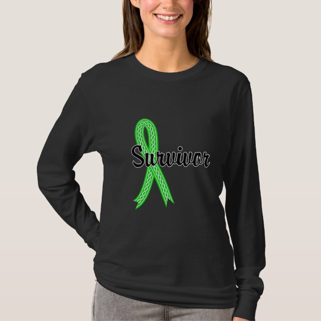 (Non-Hodgkins) lymfkörtelcancer för överlevande Tee Shirt (Framsida)