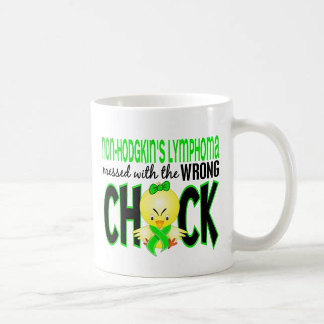 Non-Hodgkins lymfkörtelcancer röra med den fla Kaffemugg (Höger)