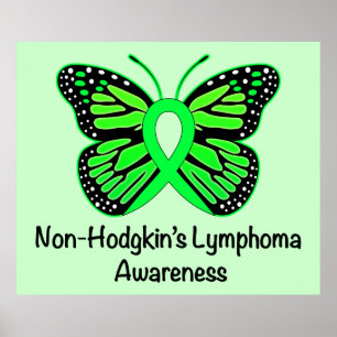 Non-Hodgkins lymfkörtelcancermedvetenhet: Fjäril Poster