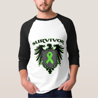 Non-Hodgkins lymfkörtelcanceröverlevandevapensköld T Shirt