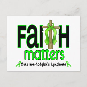 Non-Hodgkins Lymphoma Faith Matters Kor 1 Vykort