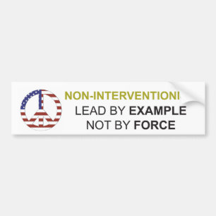Non-Interventionism bildekal