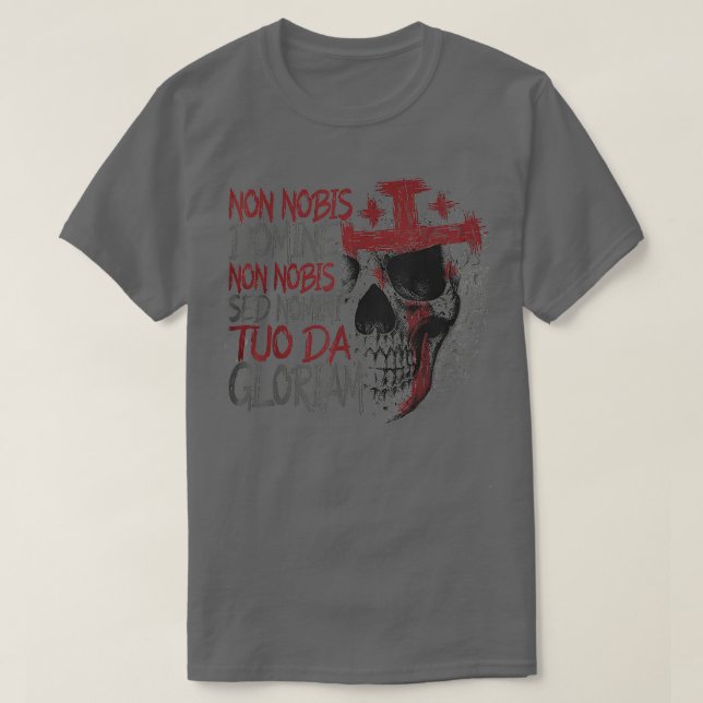 Non Nobis Domine T Shirt (Design framsida)
