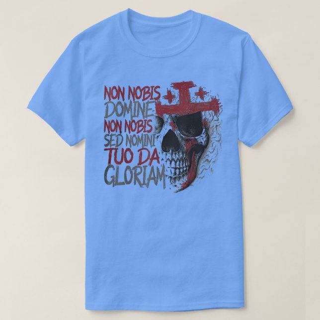 Non Nobis Domine T Shirt (Design framsida)