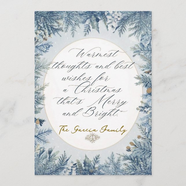 Non photo christmas card julkort (Framsida)