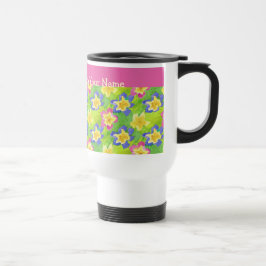 Non-spill mugg som personifierar PrimrosesGingham