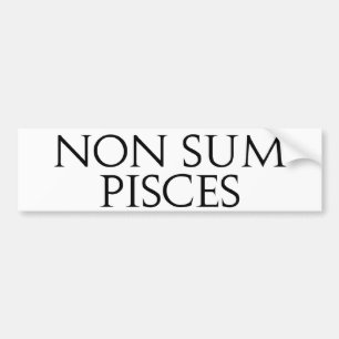 Non summa Pisces Bildekal