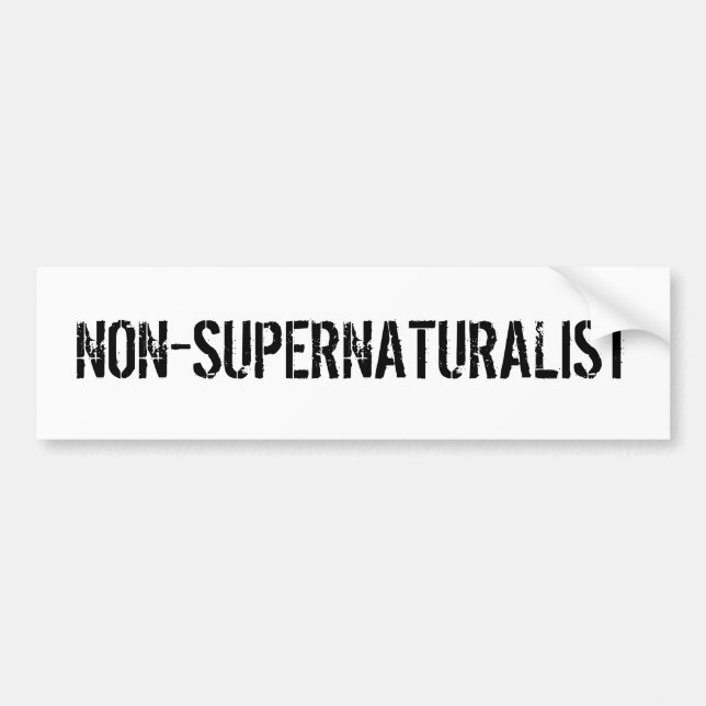 NON-SUPERNATURALIST BILDEKAL (Framsidan)