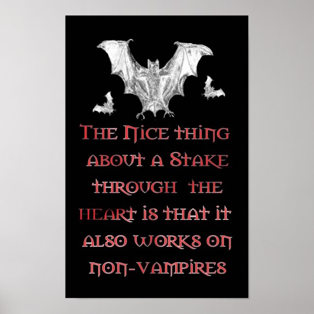 non-Vampres Poster (Framsidan)