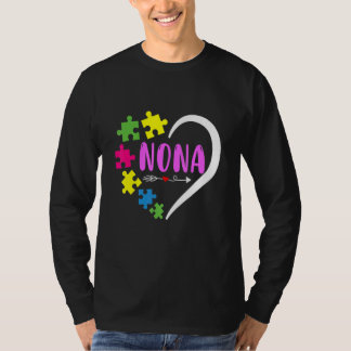nona mors dag hjärta  medvetenhet kvinnor flickor t shirt